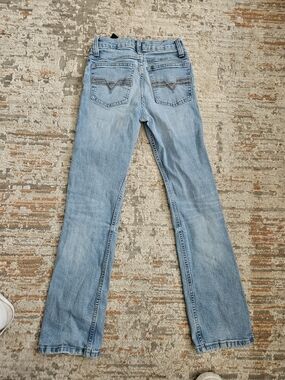 Wrangler Light Blue Kids Straight-Leg Jeans